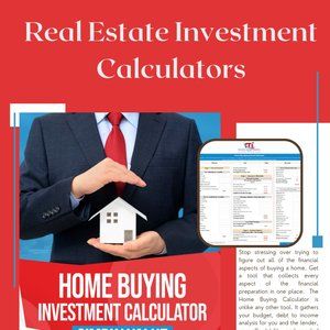 Best Real Estate Investment & Budgeting Calculators You'll Find! - MS Excel